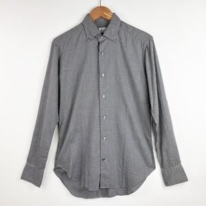 Truzzi Italian Cotton Long Sleeve Button Down Dress Shirt Top